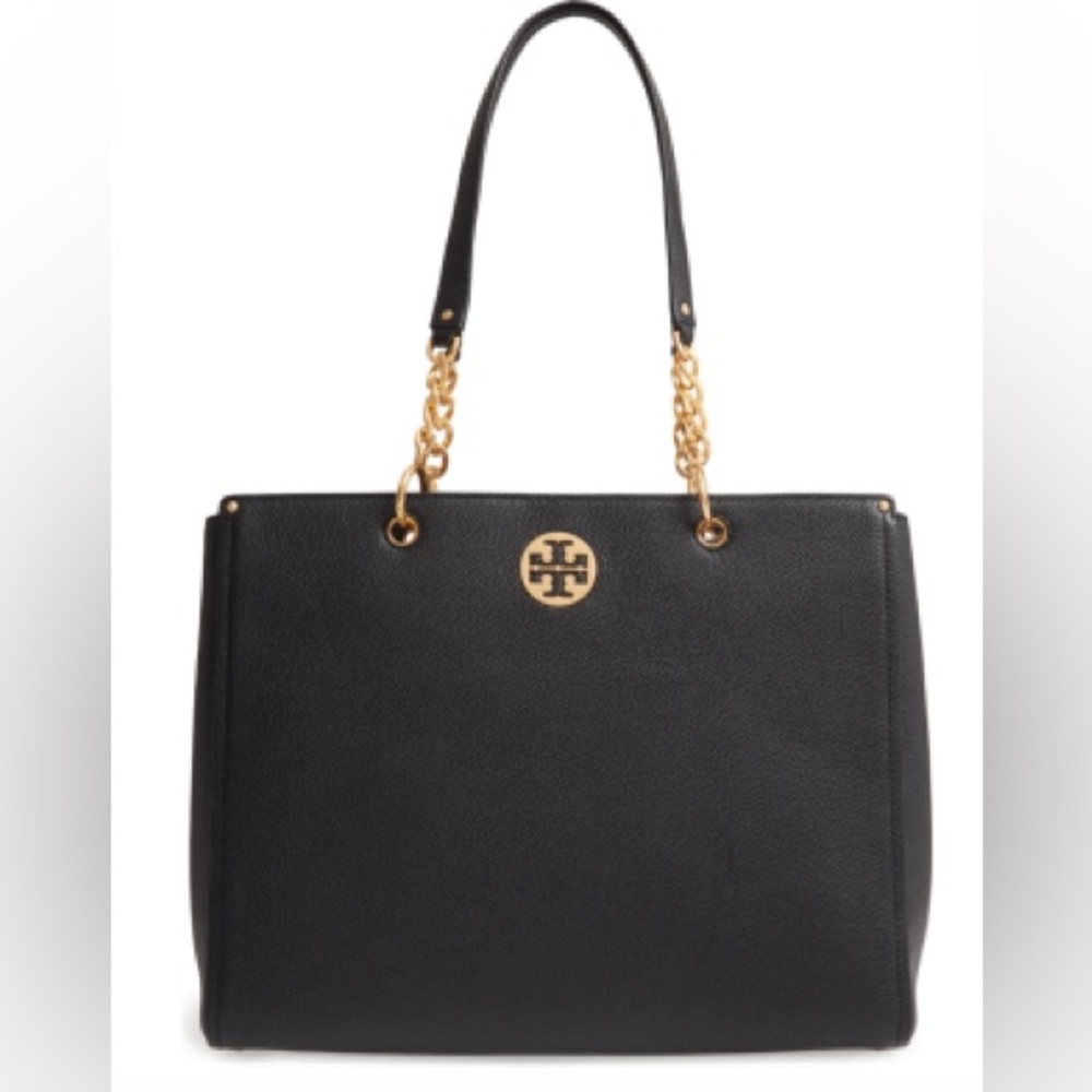 TORY BURCH ‘EVERLY TOTE’. Black
